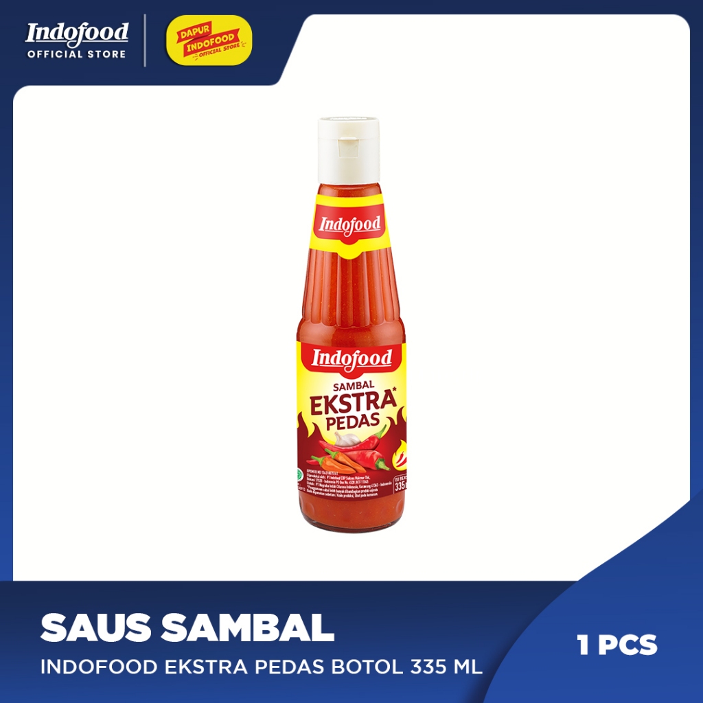 

Sambal Indofood Ekstra Pedas Botol 335 ml
