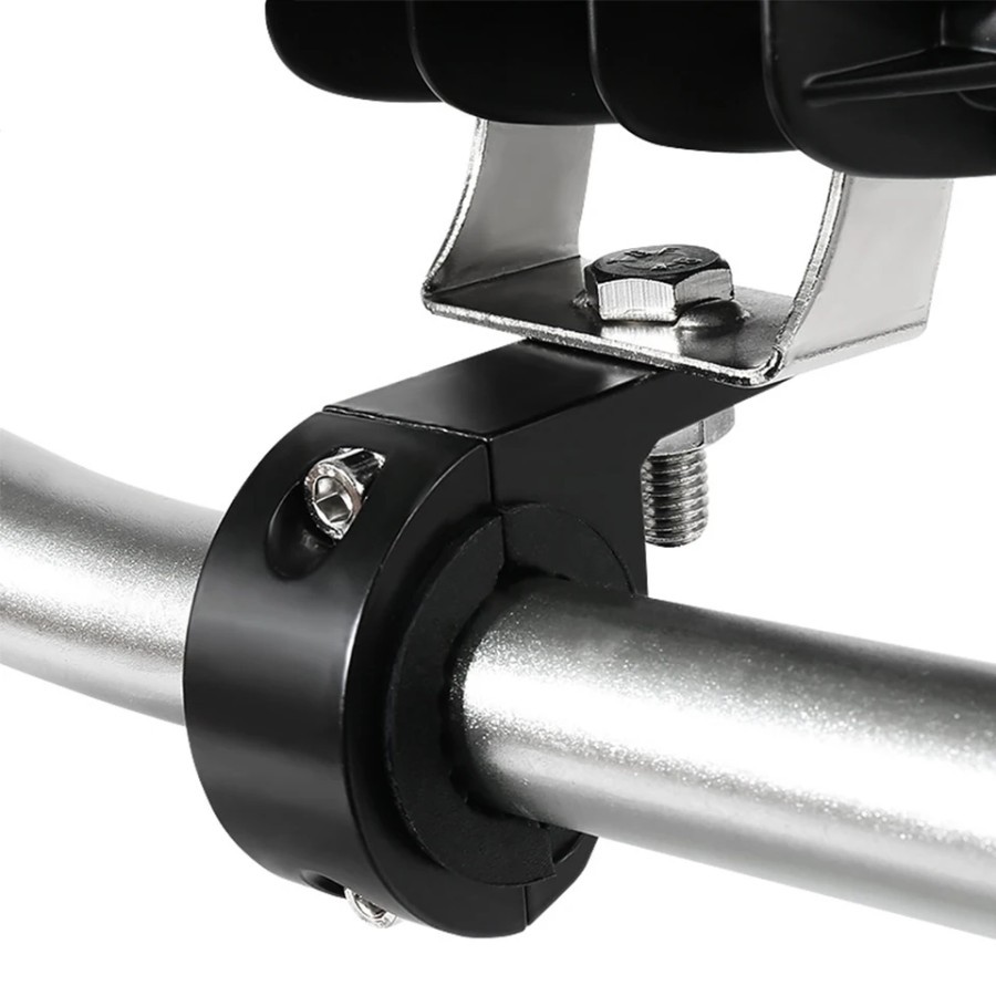 MH - Bracket Stang Motor Aluminium Penyangga Lampu Tembak Univesal Mobil