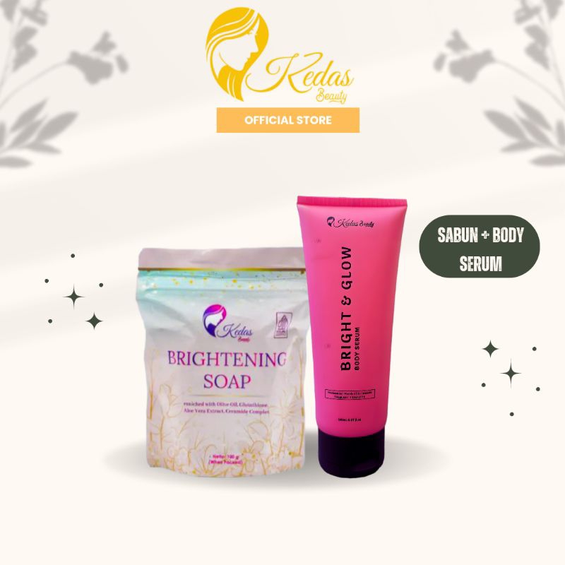 PROMO PAKET SABUN KEDAS BEAUTY DAN BODY SERUM