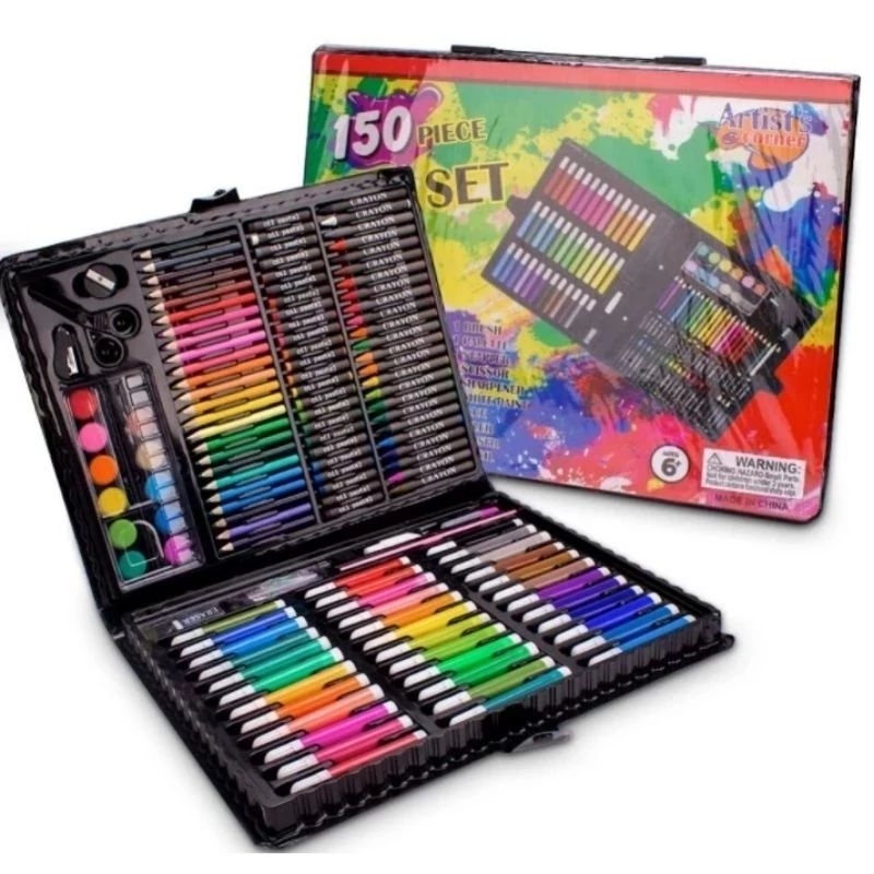 

Pensil Warna Set 150 pcs Alat Menggambar Mewarnai Pensil Krayon Set Art Coloring