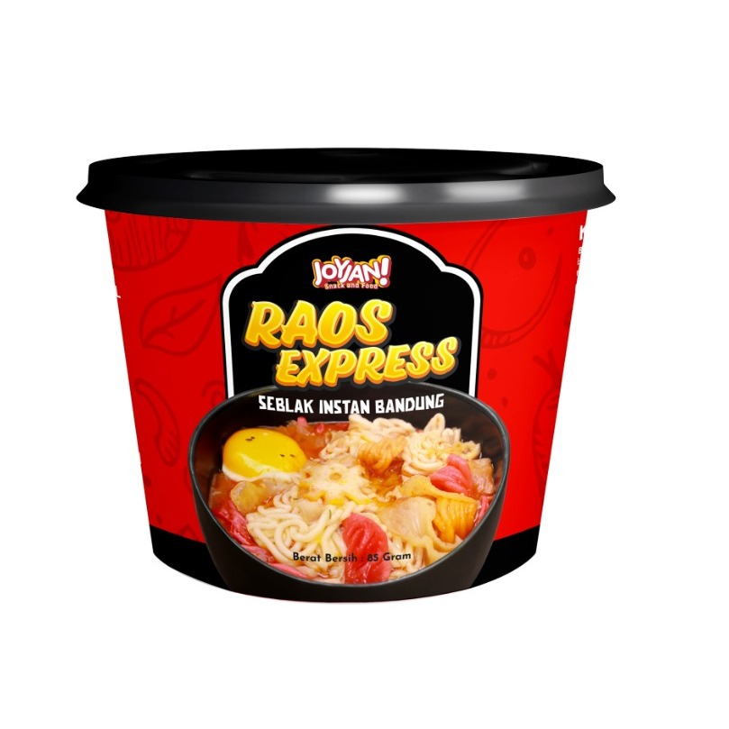 Ashiaaap Raos Express Seblak Instant Cup Oleh Oleh Khas Bandung - 85gr