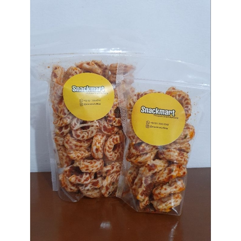 

Kerupuk pedas seblak daun jeruk (kerupuk rafael) 450gr