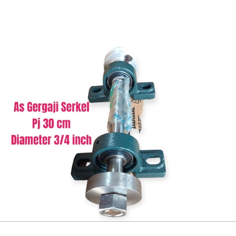 as gergaji serkel 3/4 inc panjang 30cm lengkap