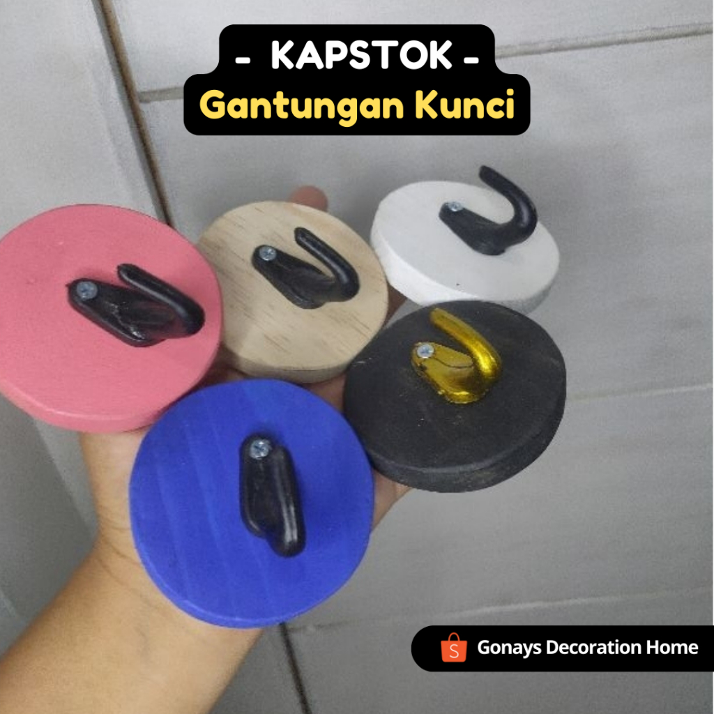 GANTUNGAN BAJU / GANTUNGAN KUNCI / GANTUNGAN SERBAGUNA / KAPSTOK KAYU / KAPSTOK UNIK