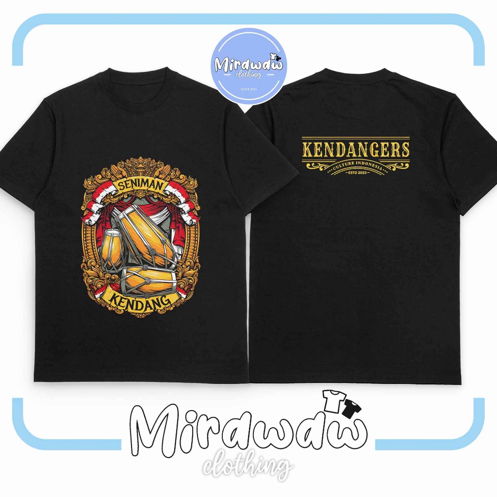Kaos Kendang Jaipong Rampak Kendangers Baju Distro