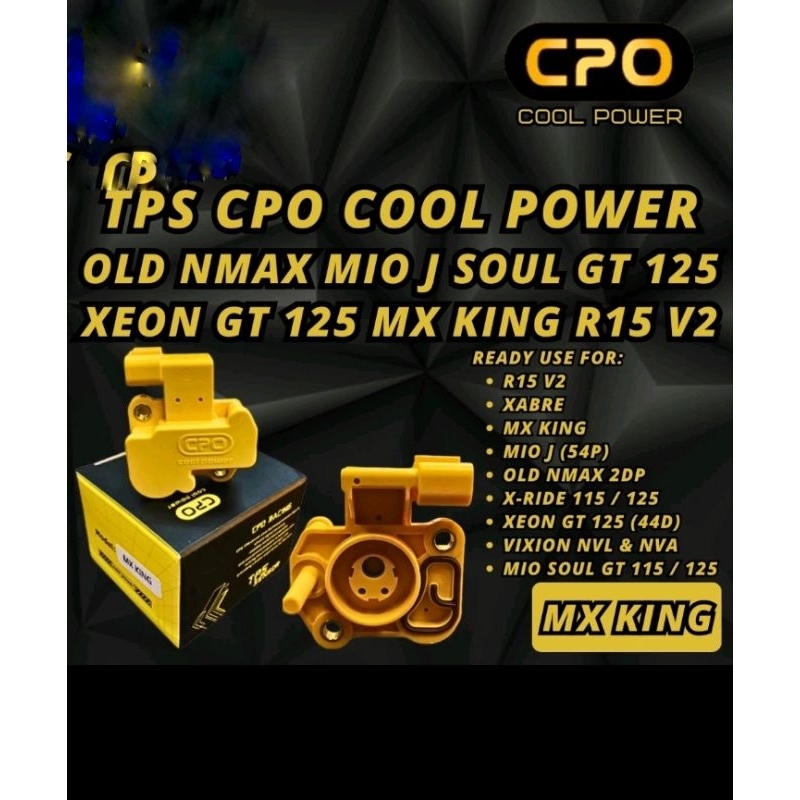 Sensor TPS CPO racing MX KING Nmax OLD R15 v2 Xabre Mio j dll tps racing