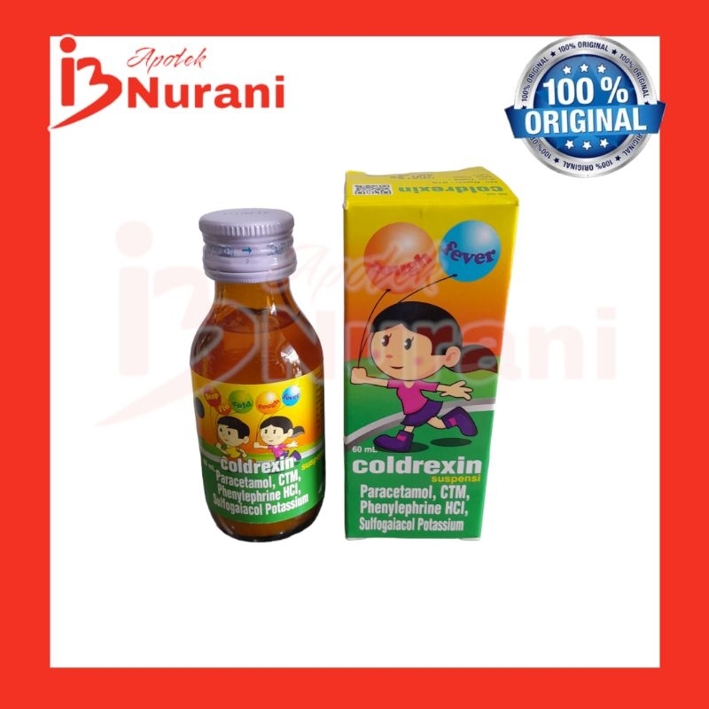 COLDREXIN SIRUP 60 ML obat batuk pilek demam untuk anak