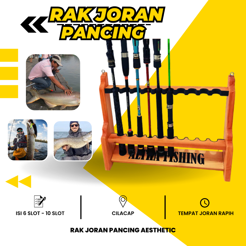 RAK JORAN PANCING DAIDO MAGURO PORTABLE  RAK PANCING / ROD RACK / RAK STICK BILLIARD / STICK GOLF / 