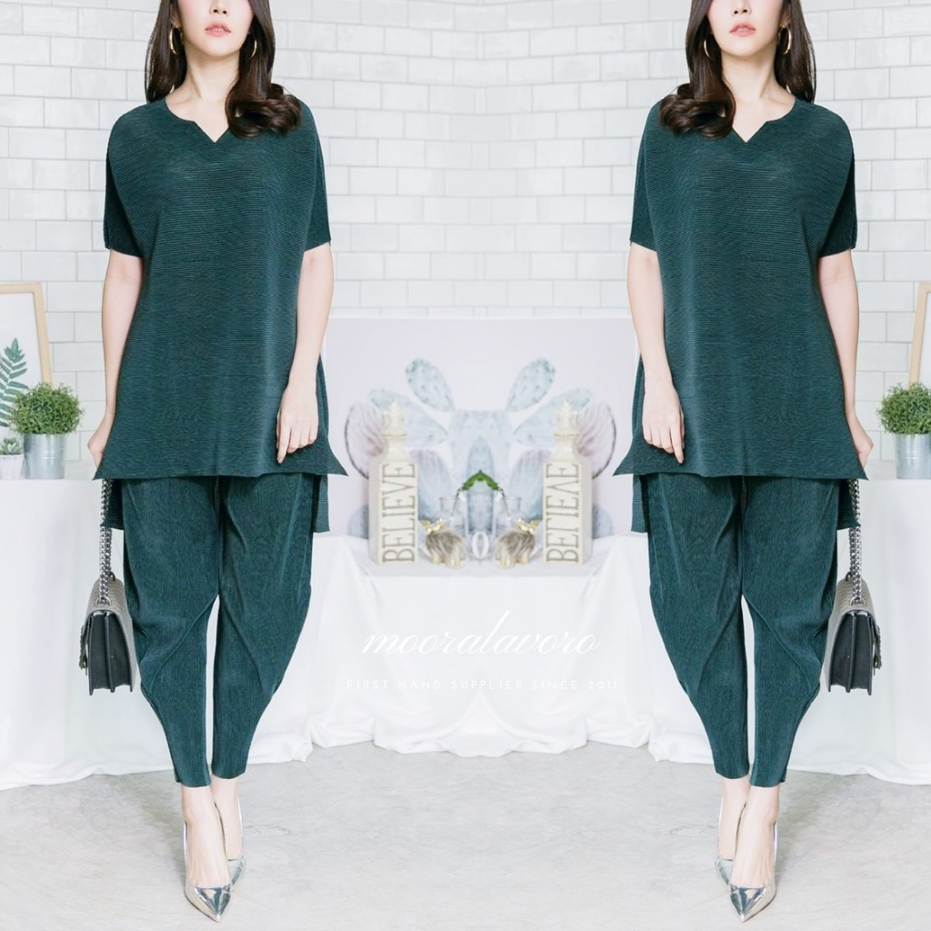 READY SIAP KIRIM PREMIUM PLEATS SET BANGKOK - DINARA PLEATS SET PREMIUM QUALITY MUST HAVE ITEM BEST 