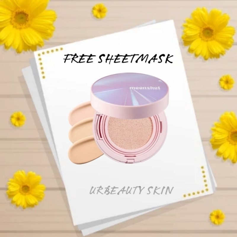 MOONSHOT Micro Glassyfit Cushion SPF50+ PA+++ - FREE SHEETMASK