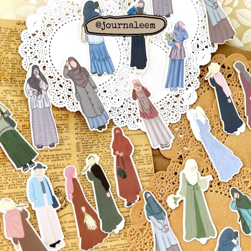 

[Journaleem] STICKER Muslim Akhwat Jurnal Scrapbook