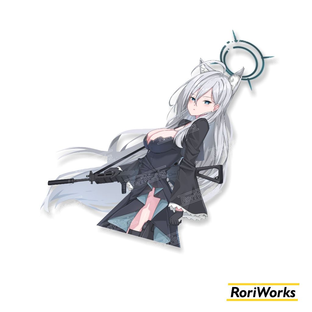 Stiker Kiss cut - Shiroko Terror | Blue Archive