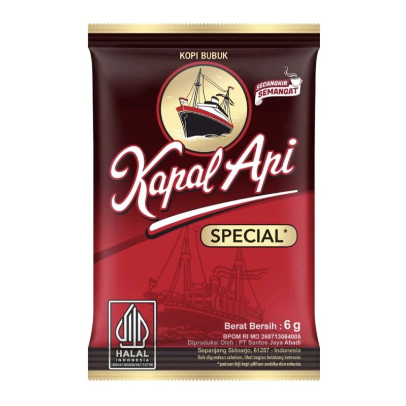 

Kopi Kapal Api Mini Special 6 Gram Per Renceng Isi 10 Sachet Kopi Hitam Tanpa Gula