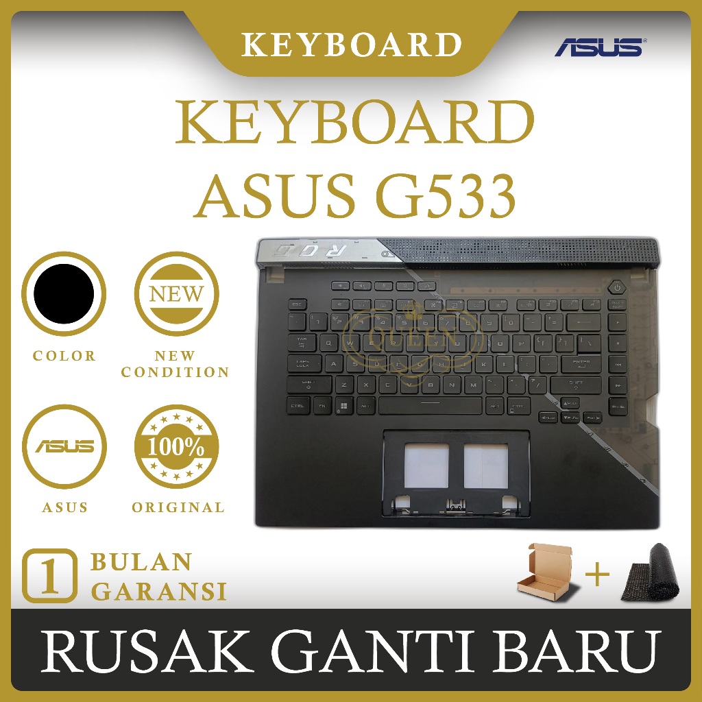 KEYBOARD FRAME LAPTOP ASUS ROG Strix Scar 15 G533 G533ZX ORIGINAL