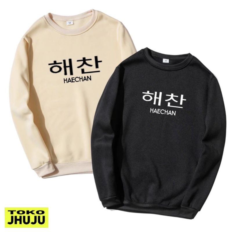 Sweater Haechan Nct Huruf Hangul