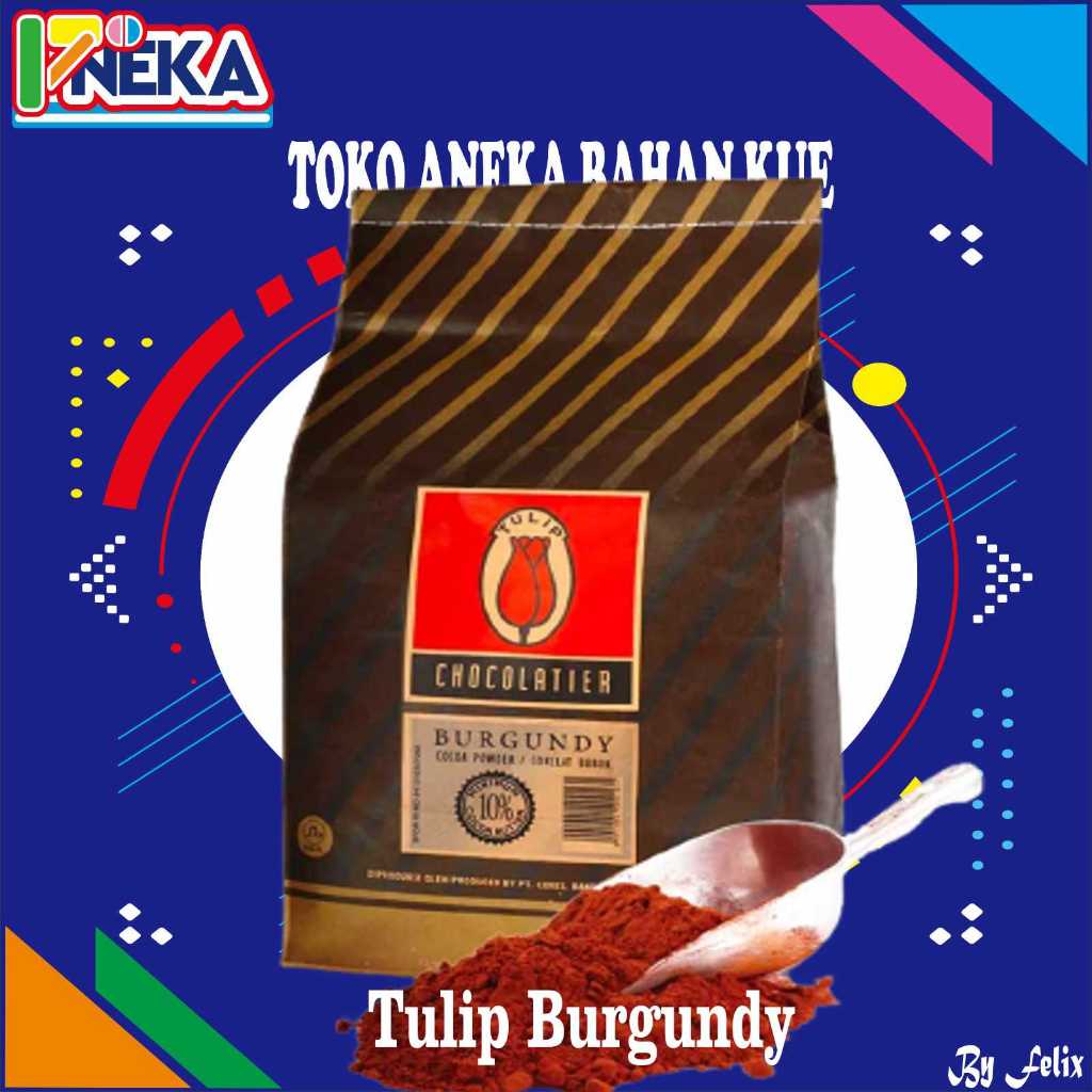 

Cokelat bubuk tulip burgundy 1/2kg REPACK