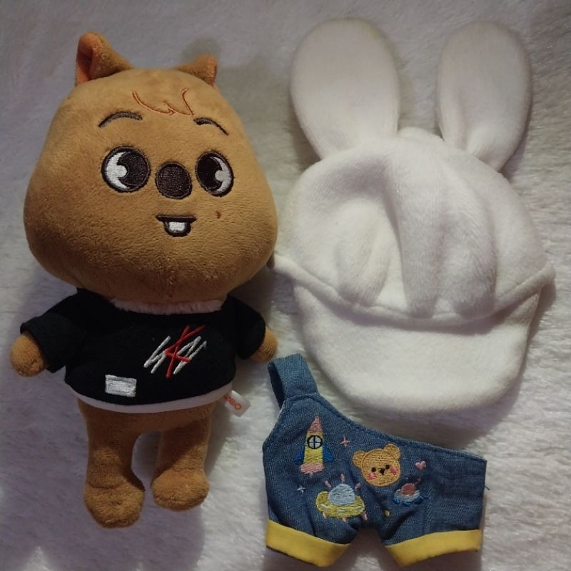 (BOOKED) preloved doll plush plushie skzoo ori han quokka 20cm