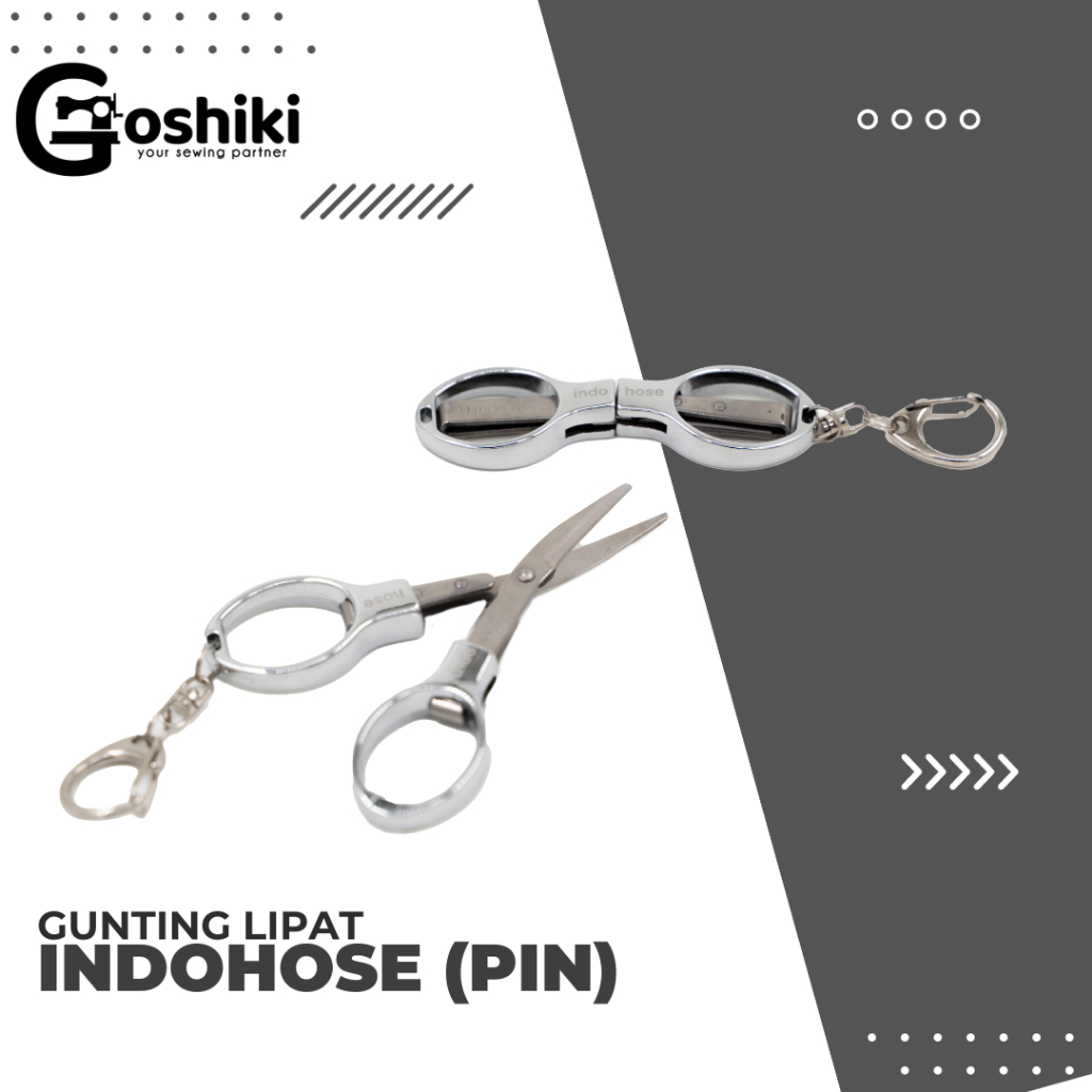 

[ INDO HOSE ] Gunting Lipat Mini Kecil Unik Lucu Stainless Steel Travel Trip Scissors INDOHOSE by PIN