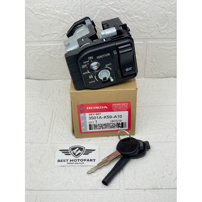 kunci kontak K59 set untuk motor vario 125 LED-vario 150 LED-scoopy new 2016-2019