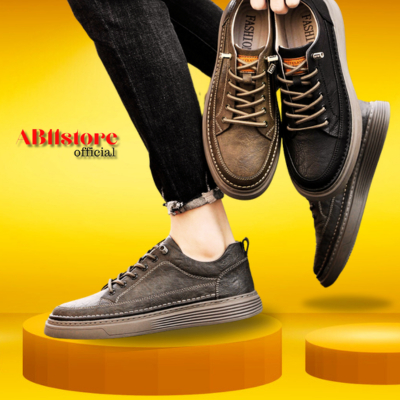 CS-026 SEPATU KULIT FORMAL PRIA IMPORT SEPATU CASUAL SPATU IMPOR COWOK COWO KEREN SEPATU KULIT SNEAK