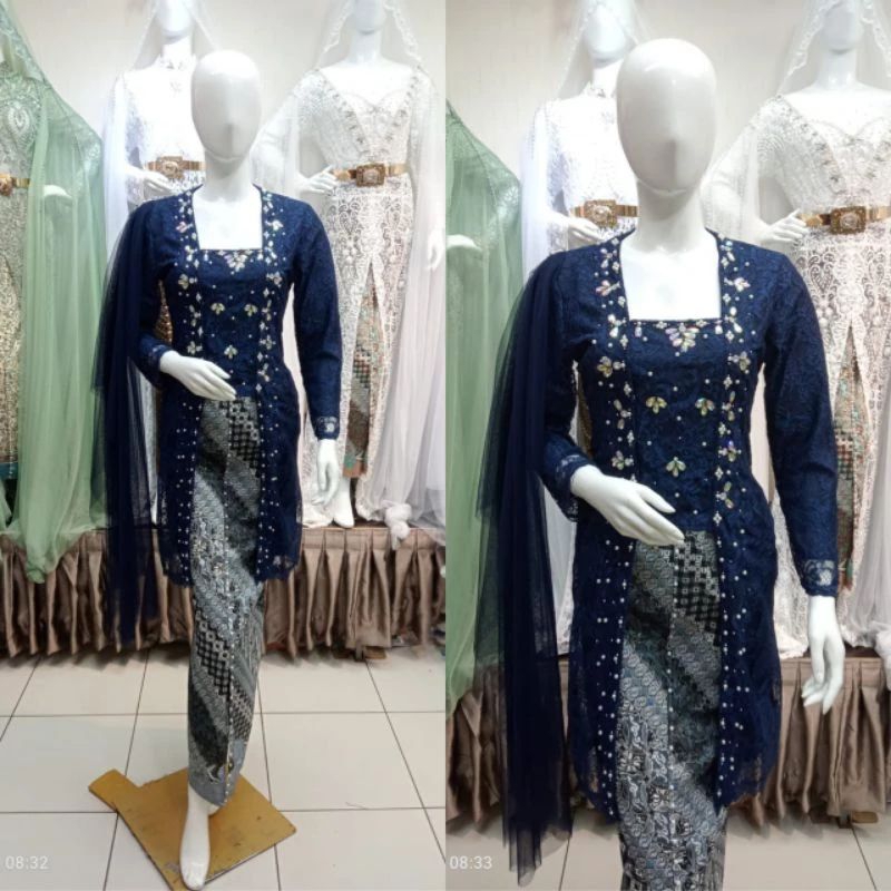 READY KEBAYA SETELAN KUTU BARU SELENDANG//KEBAYA PESTA TERBARU//KEBAYA WISUDA//KEBAYA KUTU BARU MIX PAYET