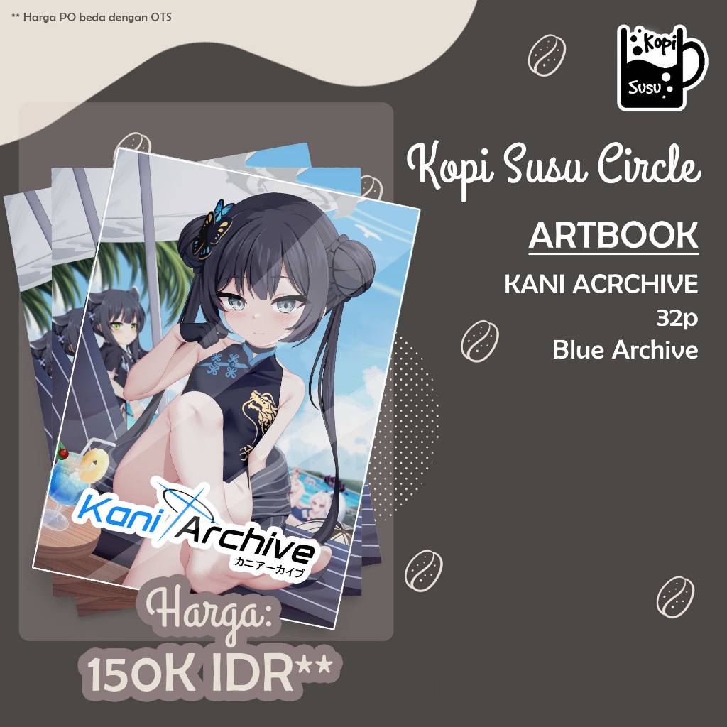 Artbook Kani Archive - Unofficial Blue Archive Fanbook