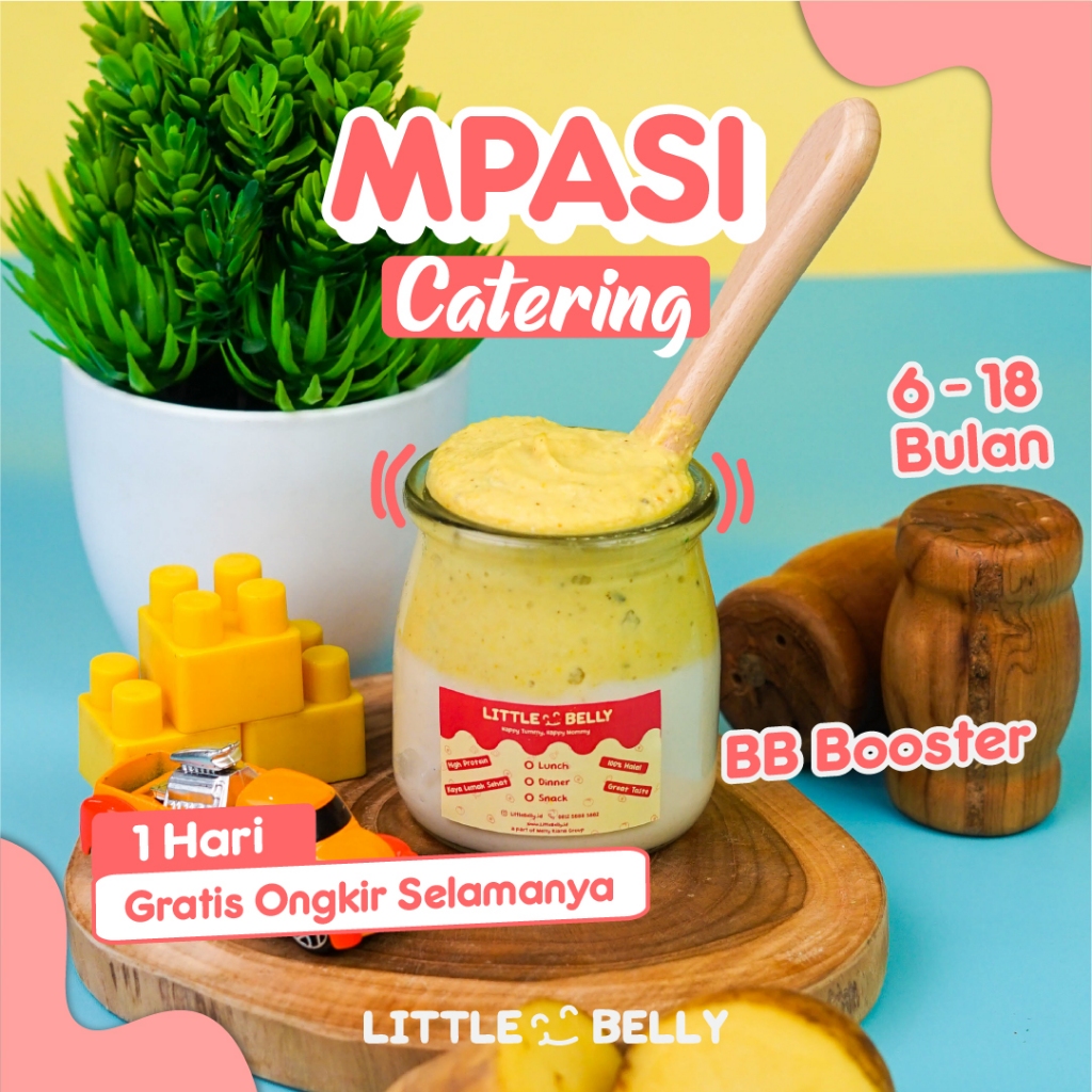 

Little Belly - Baby MPASI (6-18 bulan) Catering - 1 HARI | MPASI | BB Booster | Makanan Bayi