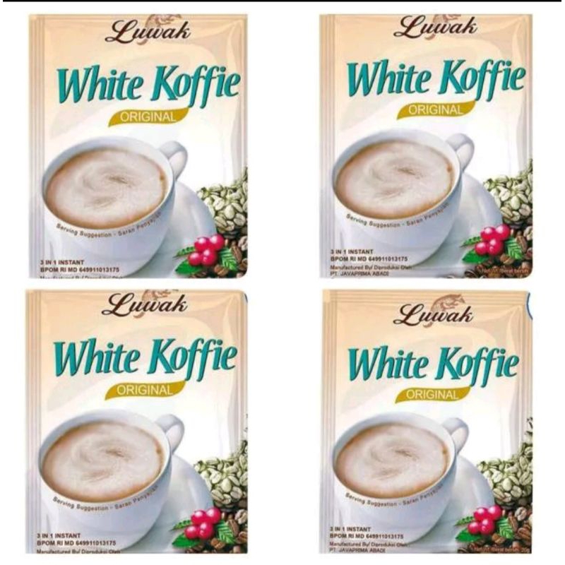 

LUWAK WHITE KOFFIE ISI 10 SACHET