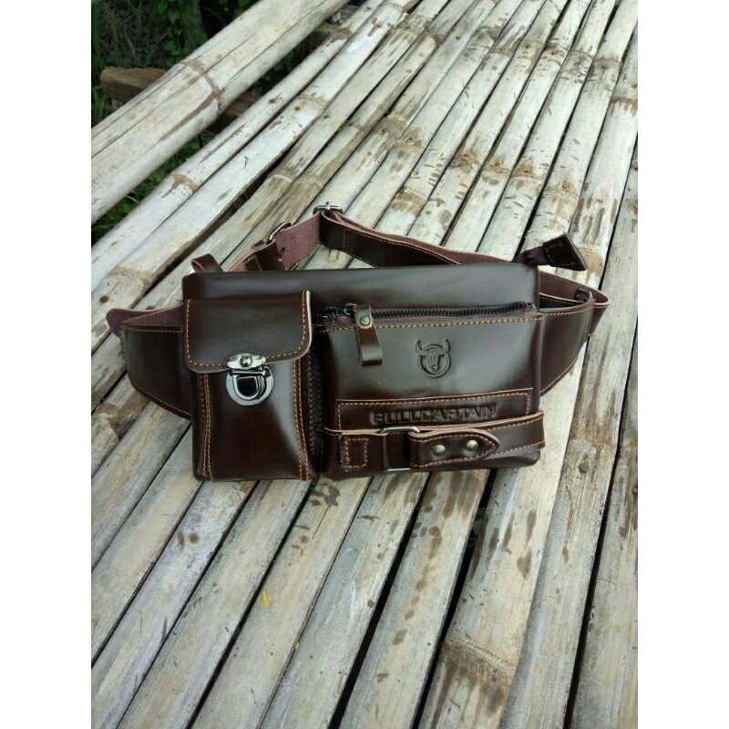 tas kulit magetan kulit sapi punggung atau dada