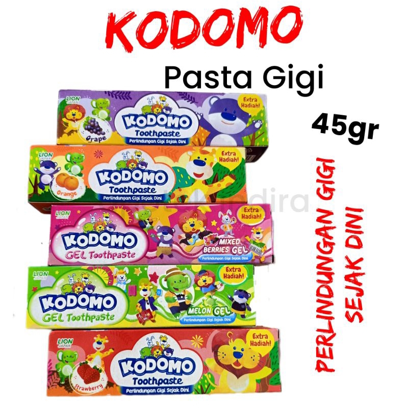 KODOMO PASTA GIGI 45GR