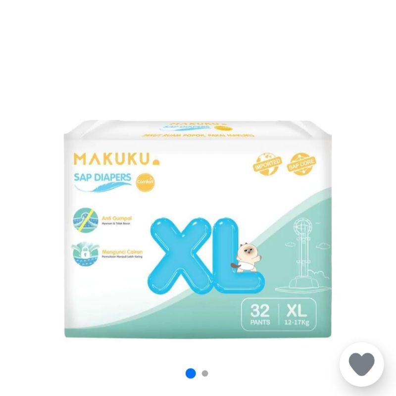 Makuku air diapers comfort + Pants XL-32