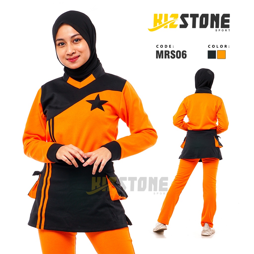 Setelan Baju Olahraga Wanita / Setelan Baju Senam Wanita / Setelan Baju Senam Muslimah