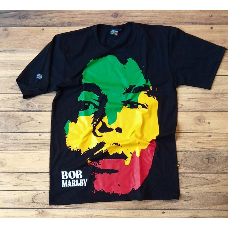 Kaos bob marley baju tees reggae rege jamaika rasta original distro