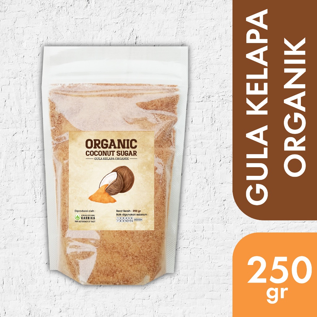 

Gula Kelapa Organik-Gula Semut Kelapa-Coconut Sugar 250gr