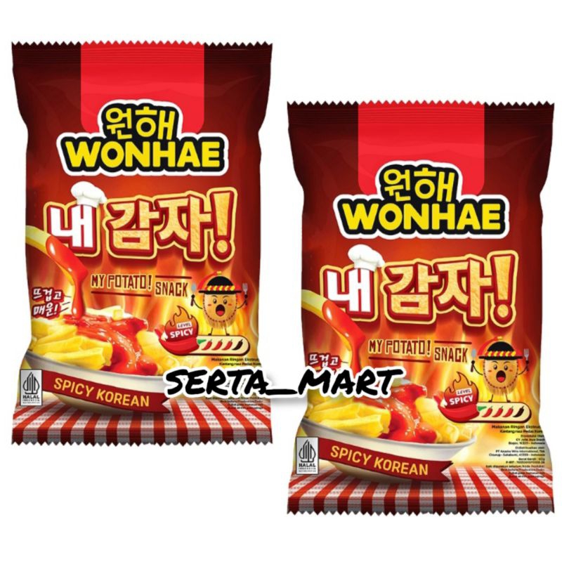 

Wonhae My Potato! Snack Spicy Korean 60gr - Snack Kentang Wonhae