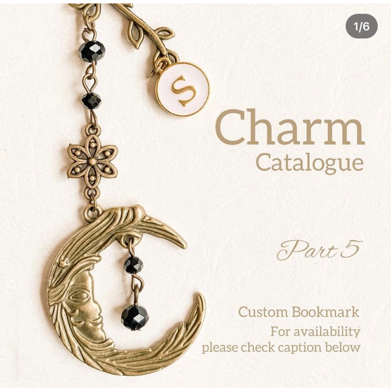 

Tambahan Charm Ready Stock Bookmark