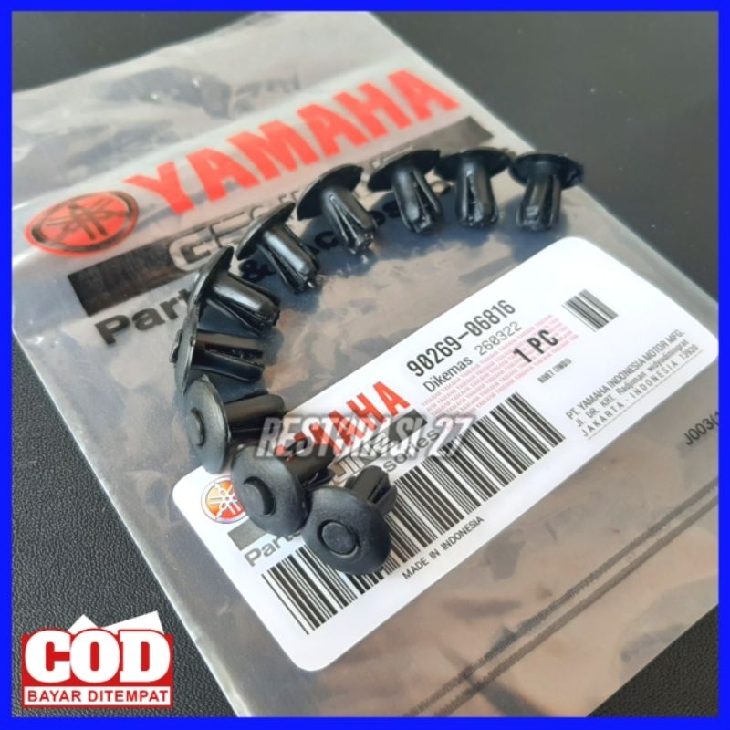 BAUT CLIP PLASTIK YAMAHA NMAX AEROX / KLIP KANCING BODY YAMAHA NMAX AEROX/ BAUT CLIP BODY YAMAHA NMA