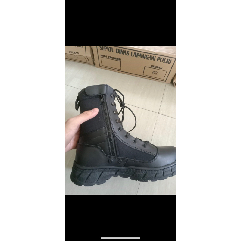 SEPATU PDL POLRI JATAH PEMBAGIAN POLRI TERBARU