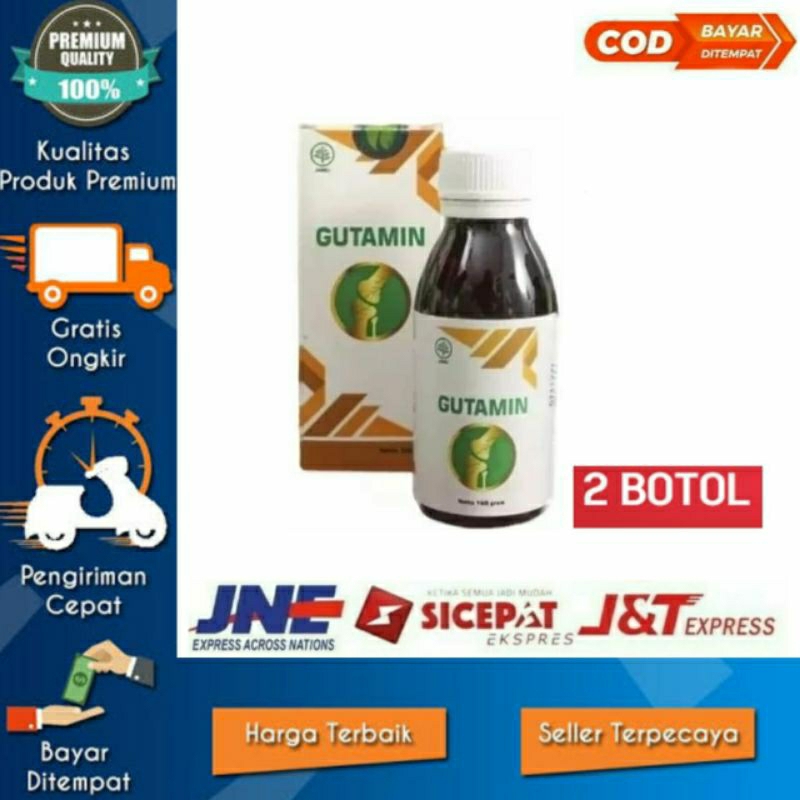 Madu Gutamin Paket 2 Botol || Madu Herbal Original Untuk Persendian
