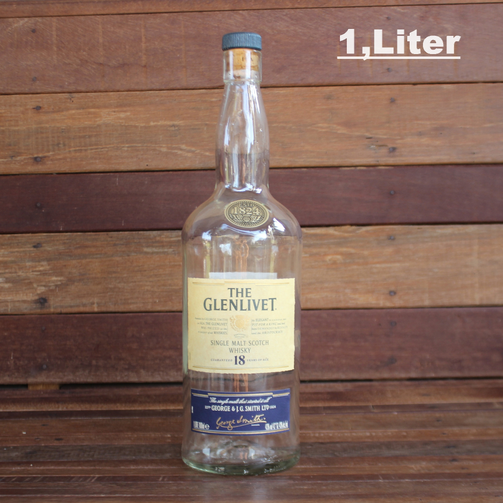 Botol bekas Glenlivet18 buat koleksi pajangan