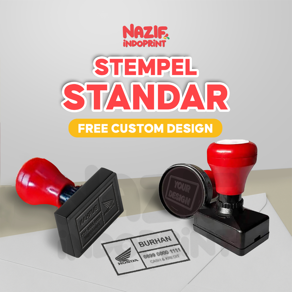 

Stempel Nama Ukuran Standar / Stempel Custom / Stempel Lunas / Stempel Flash Otomatis / Stempel Custom Logo Olshop FREE DESIGN