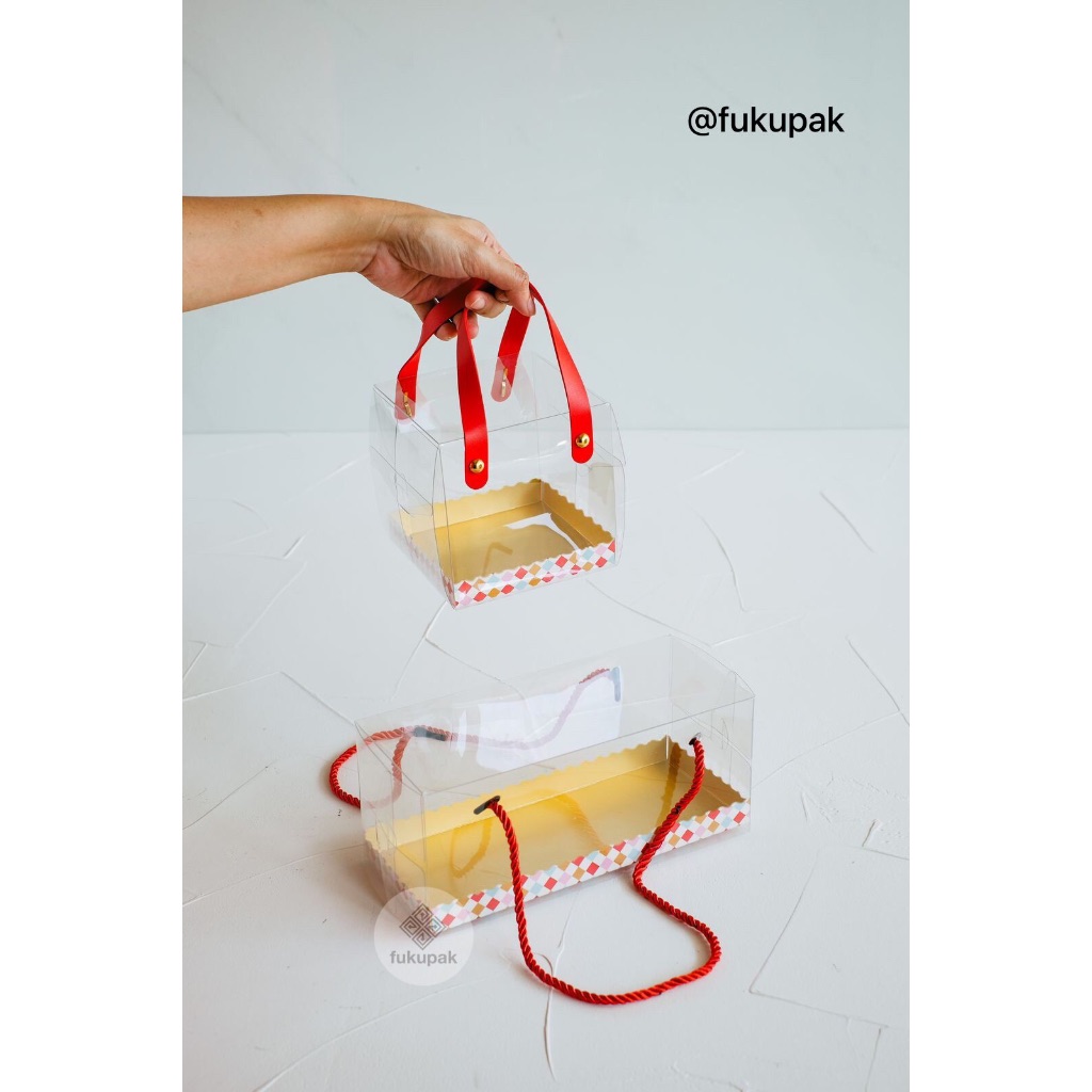 

Box Mika Tali Seasonal (20pcs) kotak mika kue hamper natal lebaran cny