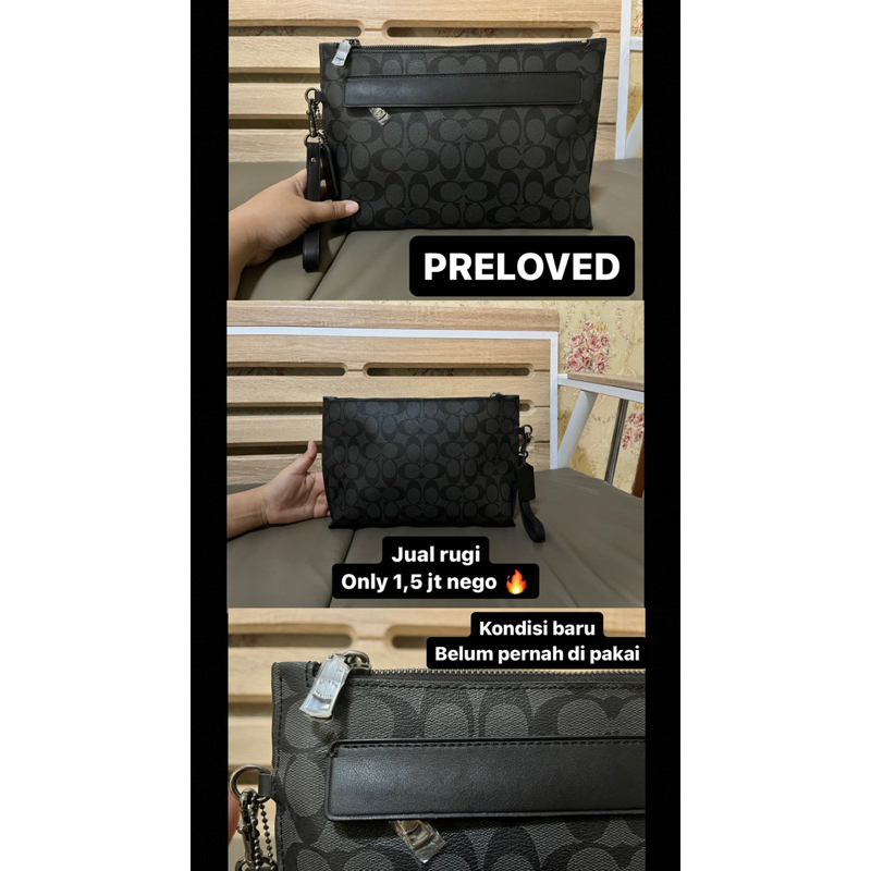 Coach/ Coach ORI/ Handbag coach/ Coach pria/ Clutch pria