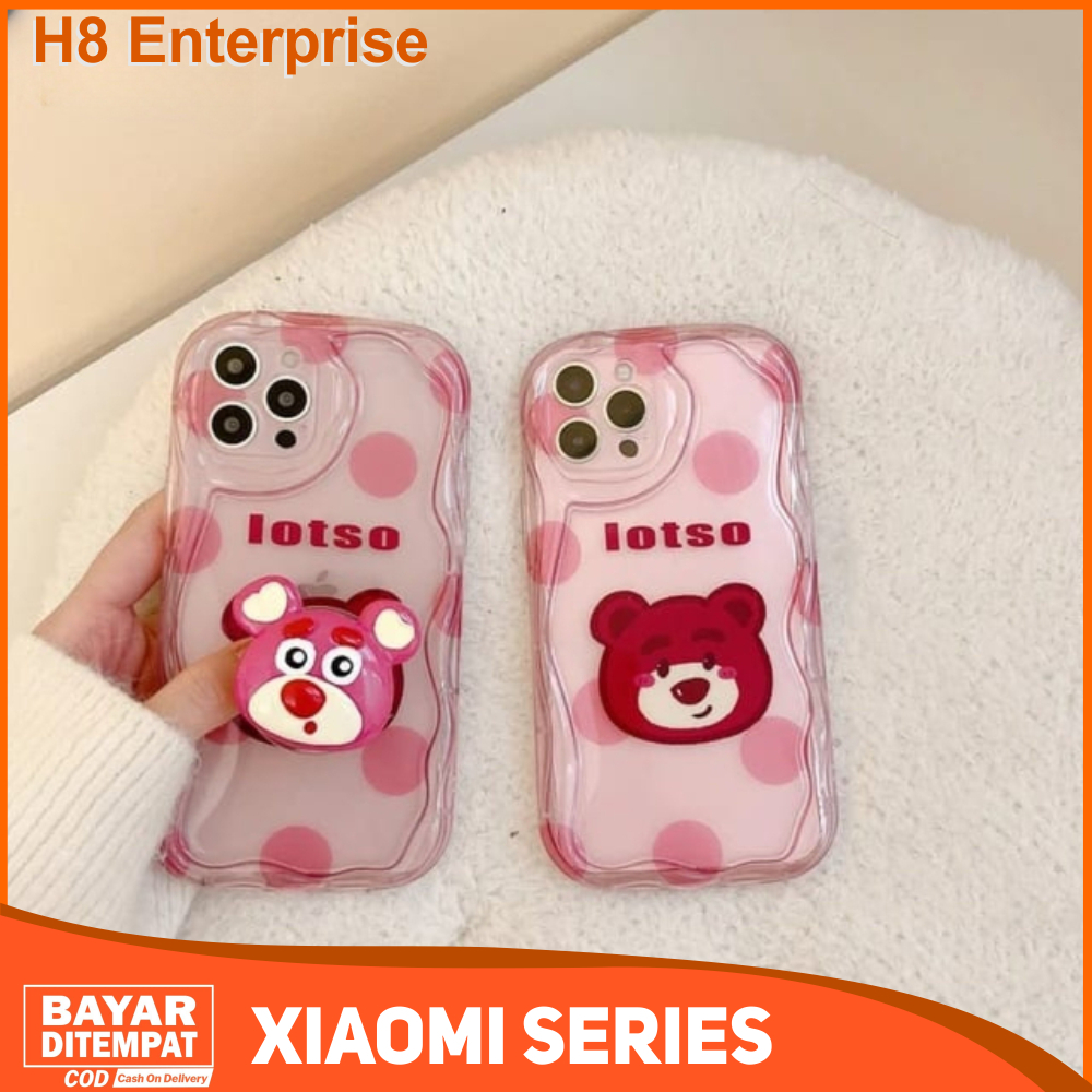 Case Redmi A1 A2 9A 9C 10 10 Prime 10A Redmi Note 10 Note 10S Poco M5S Casing Holder Motif Cartoon L