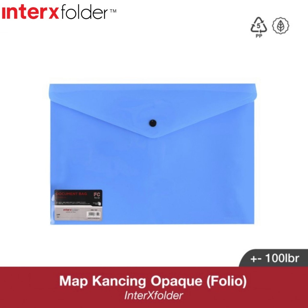 

Interxfolder Map Kancing Opaque FC (Folio)