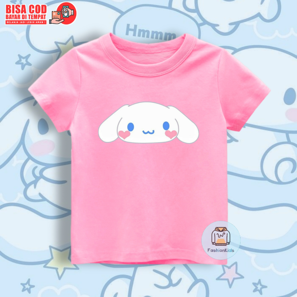 Kaos Anak Cinnamoroll / Baju Anak Cinnamoroll