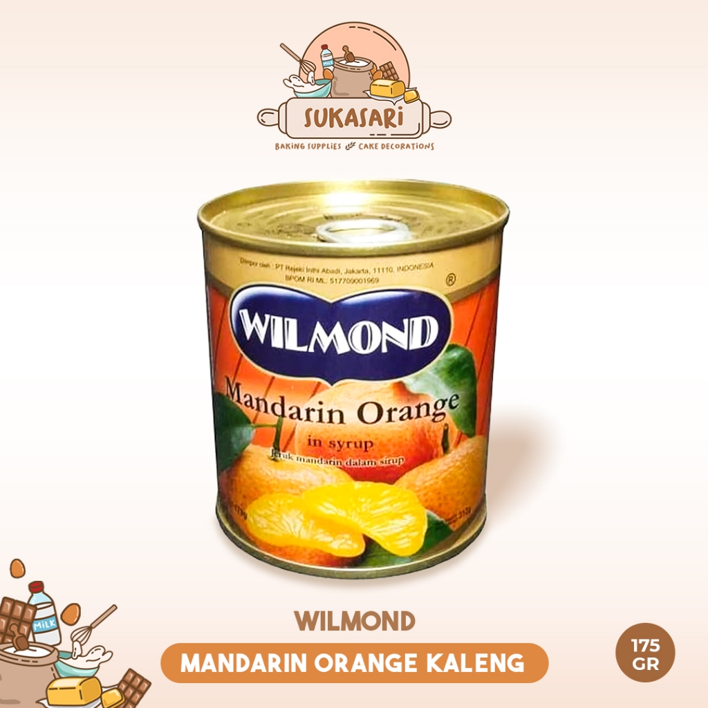 

Sukasari - Wilmond Mandarin Orange 175gr / Jeruk Mandarin Kaleng Wilmond Can / Buah Jeruk Kaleng untuk Pudding