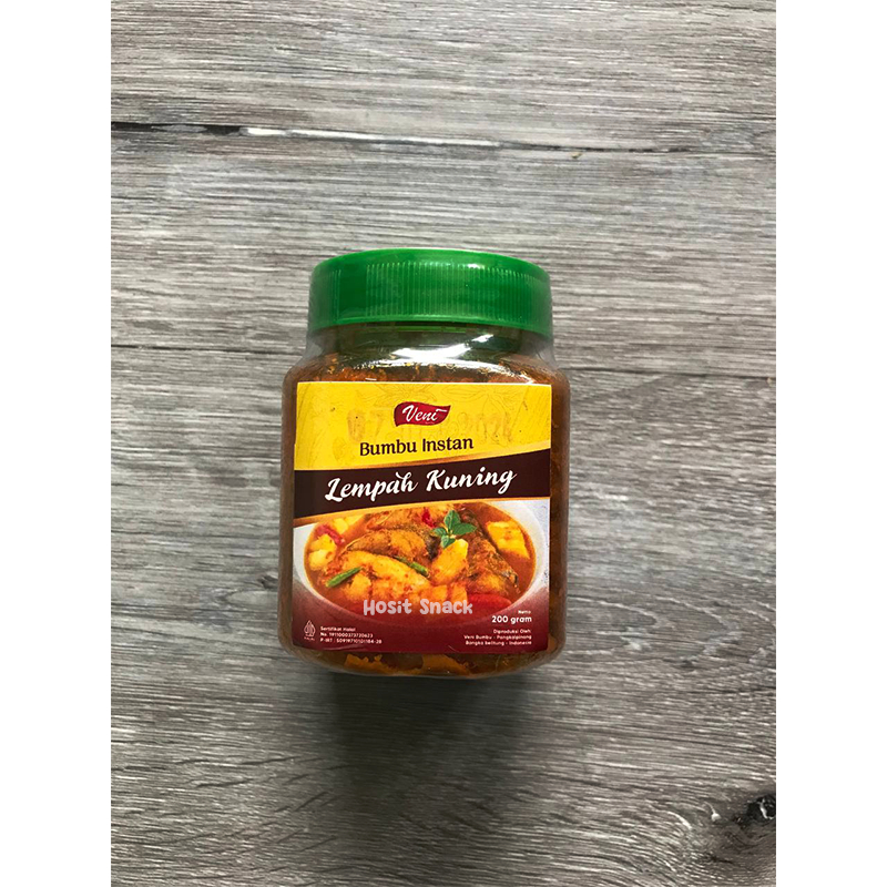 

Bumbu Masak Instan Lempah Kuning Bangka Cap VENI 200gr Asli Halal / Bumbu Lempah Kuning Asli Bangka Siap Masak Halal