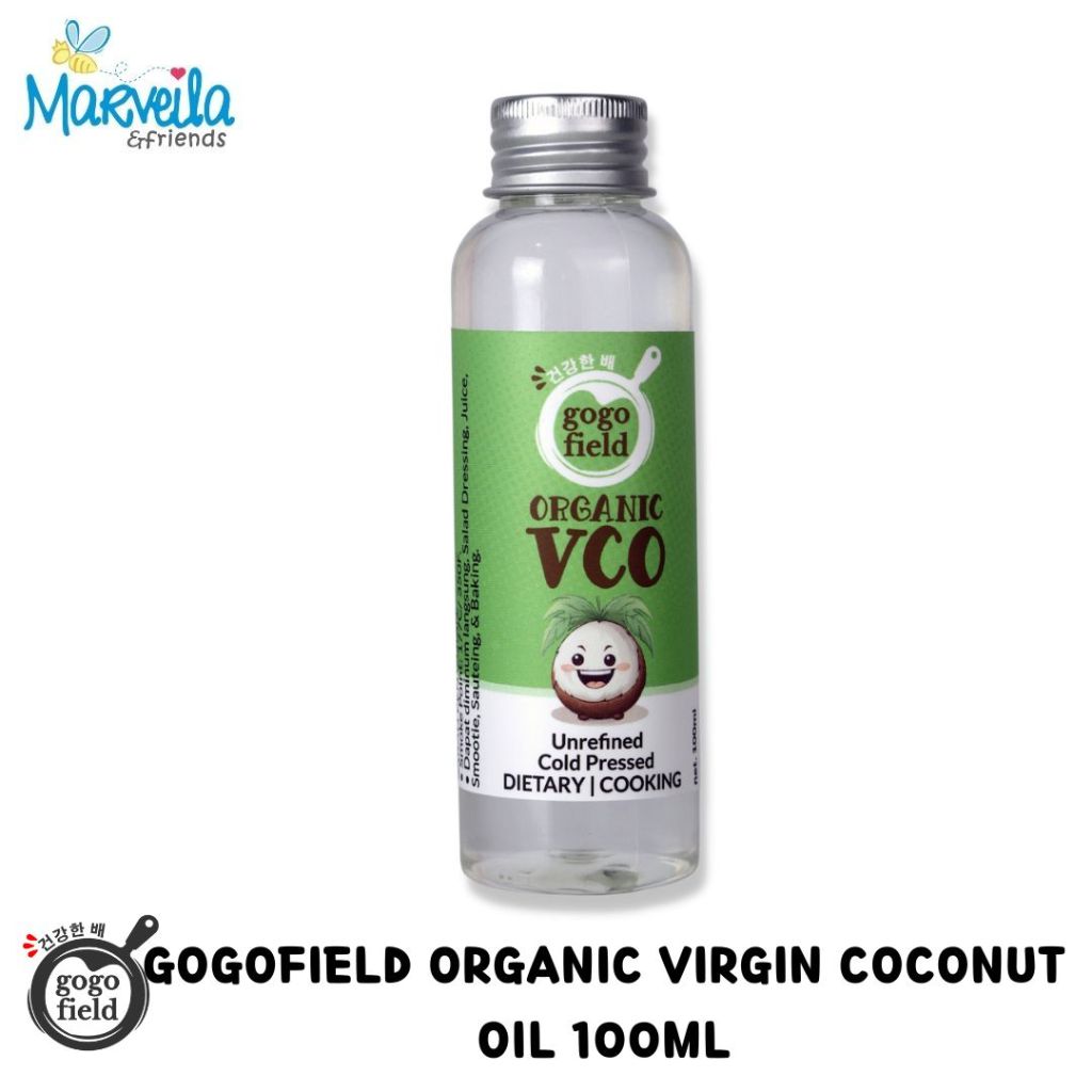 

Gogofield Organic Virgin Coconut Oil VCO 100ML Minyak Kelapa Organik