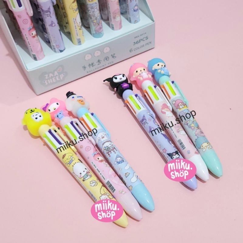 

PULPEN 6 WARNA KARAKTER SANRIO